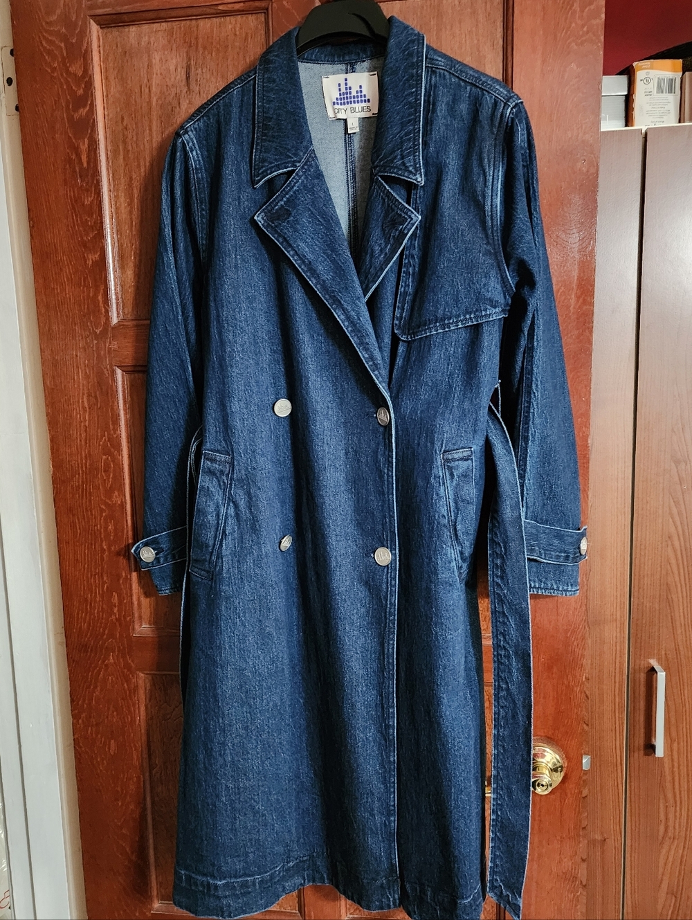 Denim Trench Coat